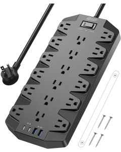 SUPERDANNY 18-Outlet Advanced Power Strip 