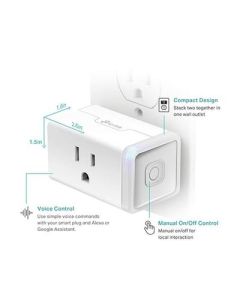 Kasa Smart Wi-Fi Plug Ultra Mini EP10 (4-Pack) 